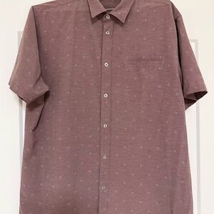 Vuori Men's Button Down Shirt in Dusty Rose